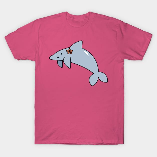 Dolphin with a Sea Star T-Shirt by saradaboru